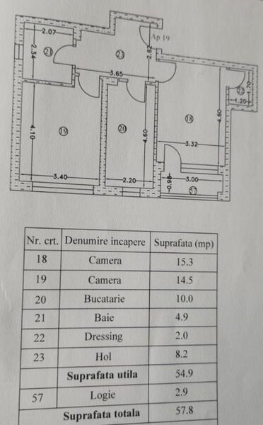 Giurgiului 218 -Apartament 2 camere  nemobilat